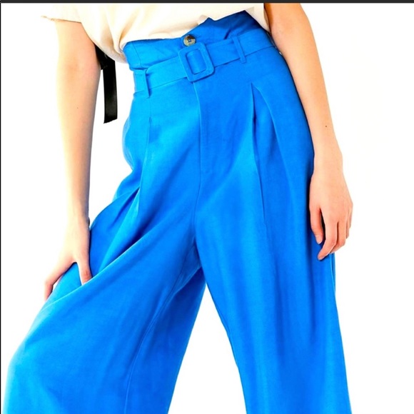 NWT UO blue wide leg pants - Picture 5 of 15